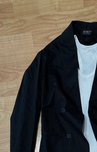 Completo in Lino DoppioPetto Black