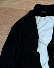 Carica l'immagine nel visualizzatore di Gallery, Cardigan SemiCropped in Filo Black
