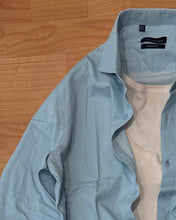 Carica l'immagine nel visualizzatore di Gallery, Camicia Chambray TailoredFit LightBlue Colletto alla Francese
