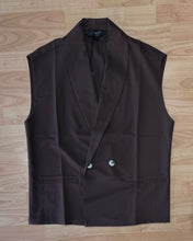 Carica l'immagine nel visualizzatore di Gallery, Blazer Japan Smanicato Del Completo Takeshi Cioccolato
