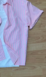Camicia MC OverSize Pink