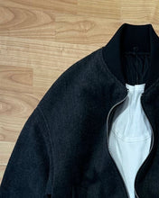 Carica l&#39;immagine nel visualizzatore di Gallery, Bomber Imbottito OverSize in LanaCotta Grafite
