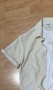 Camicia MC OverSize MochaMousse