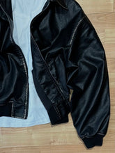Carica l&#39;immagine nel visualizzatore di Gallery, Bomber Used Ecopelle 8911 Black
