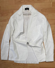 Carica l'immagine nel visualizzatore di Gallery, Blazer DoppioPetto SlimFit MistoLino Off-White
