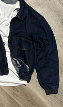 Carica l&#39;immagine nel visualizzatore di Gallery, Bomber Cropped Semi-OverSize In Jeans
