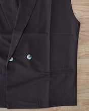 Carica l'immagine nel visualizzatore di Gallery, Blazer Japan Smanicato Del Completo Takeshi Cioccolato
