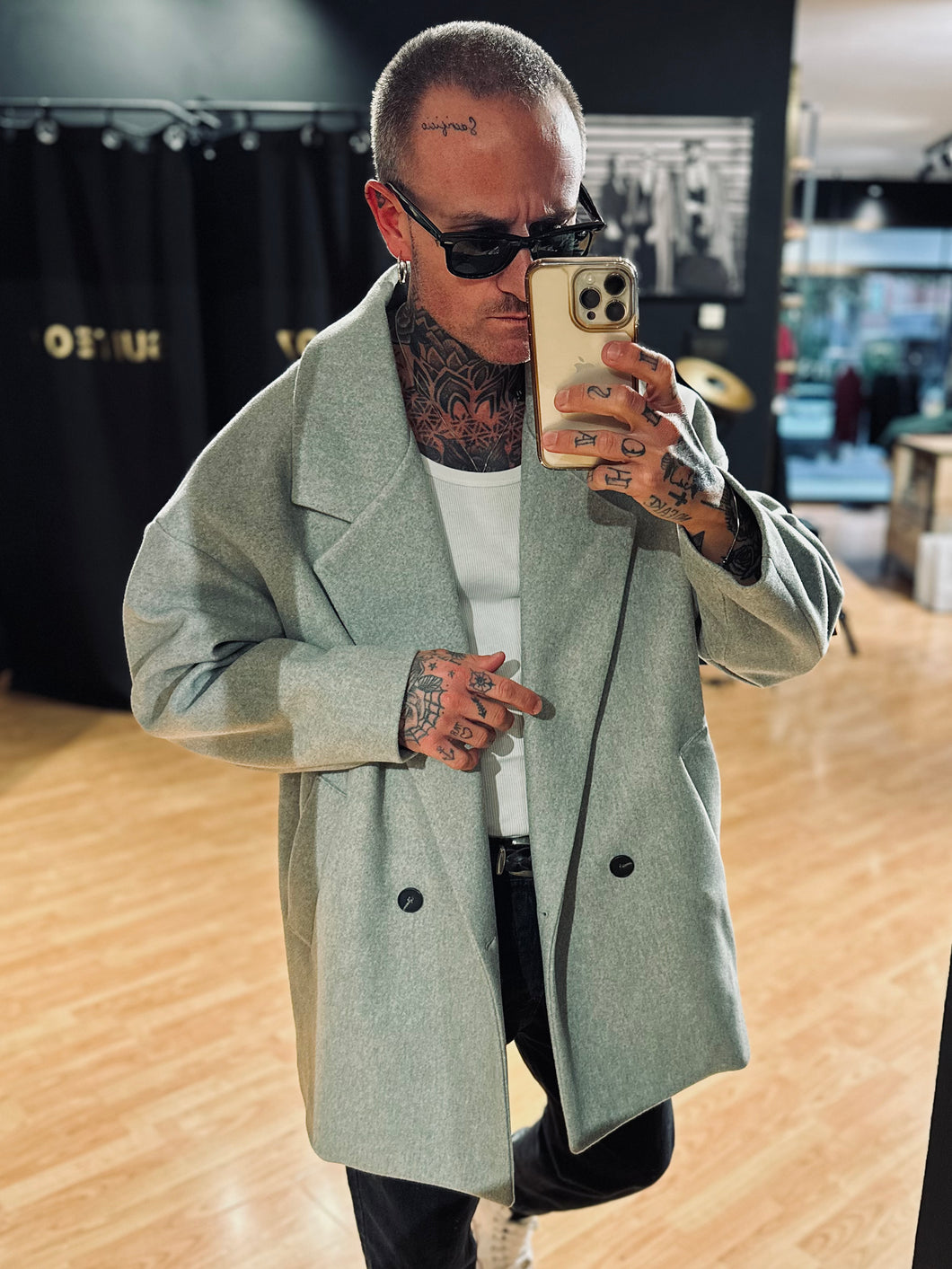 Cappotto Petite OverSize LightGrey