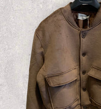 Carica l&#39;immagine nel visualizzatore di Gallery, Jacket Crop in Camoscio Coffee
