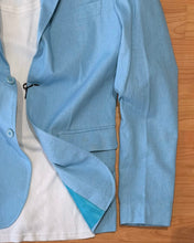 Carica l'immagine nel visualizzatore di Gallery, Blazer SlimFit MistoLino Sky
