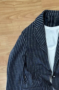 Blazer Strutturato a Bacchetta BluNotte