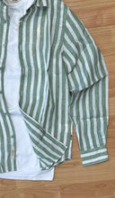Carica l&#39;immagine nel visualizzatore di Gallery, Camicia GL In Lino Green
