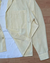 Carica l'immagine nel visualizzatore di Gallery, Camicia Stripes Cropped LightYellow

