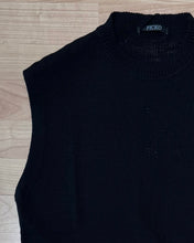 Carica l'immagine nel visualizzatore di Gallery, Gilet in Filo SemiOverSize Black
