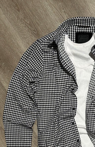 Camicia Pied De Poule Black