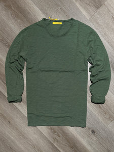 T-Shirt Manica Lunga Verde Army
