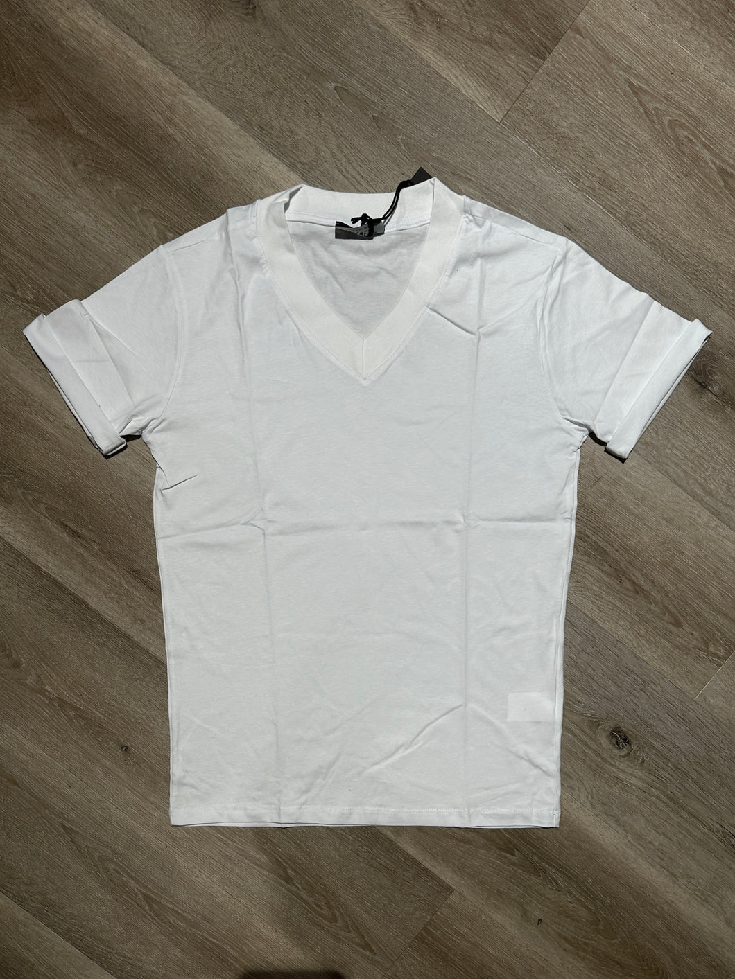 T-Shirt Scollo V Off-White