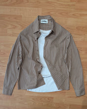 Carica l'immagine nel visualizzatore di Gallery, Camicia Cropped a Bacchetta MochaMousse
