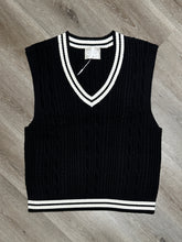 Carica l&#39;immagine nel visualizzatore di Gallery, Gilet OverSize MistoLana Black
