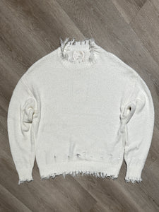 Maglione Cotone Pettinato Off-White