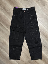 Carica l&#39;immagine nel visualizzatore di Gallery, Jeans Cargo Baggy Black
