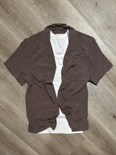 Carica l&#39;immagine nel visualizzatore di Gallery, Camicia In Viscosa Mocha Mousse
