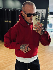 Felpa BoxyFit Felpata Red