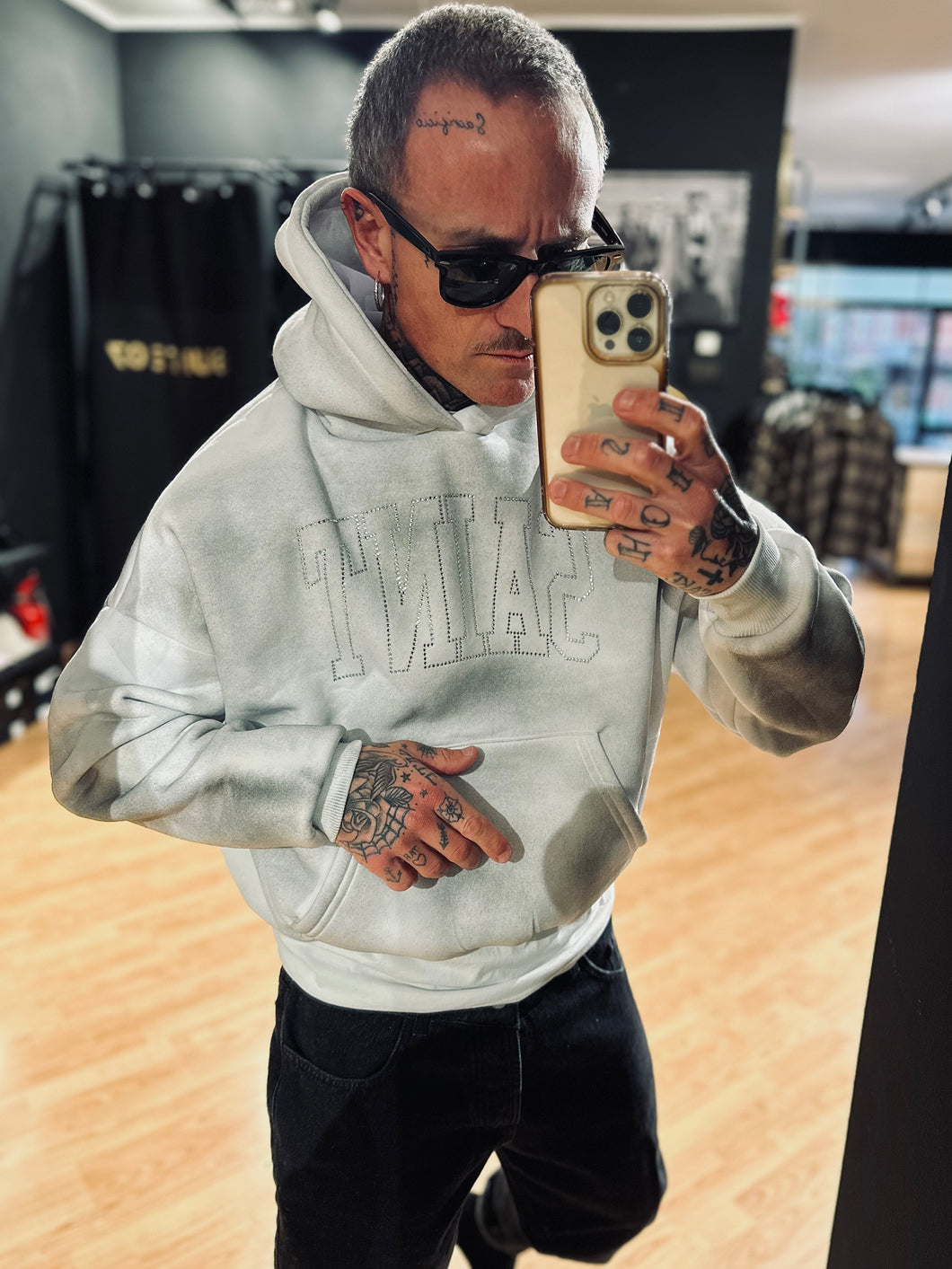 Felpa SuperBoxyFit Off-White