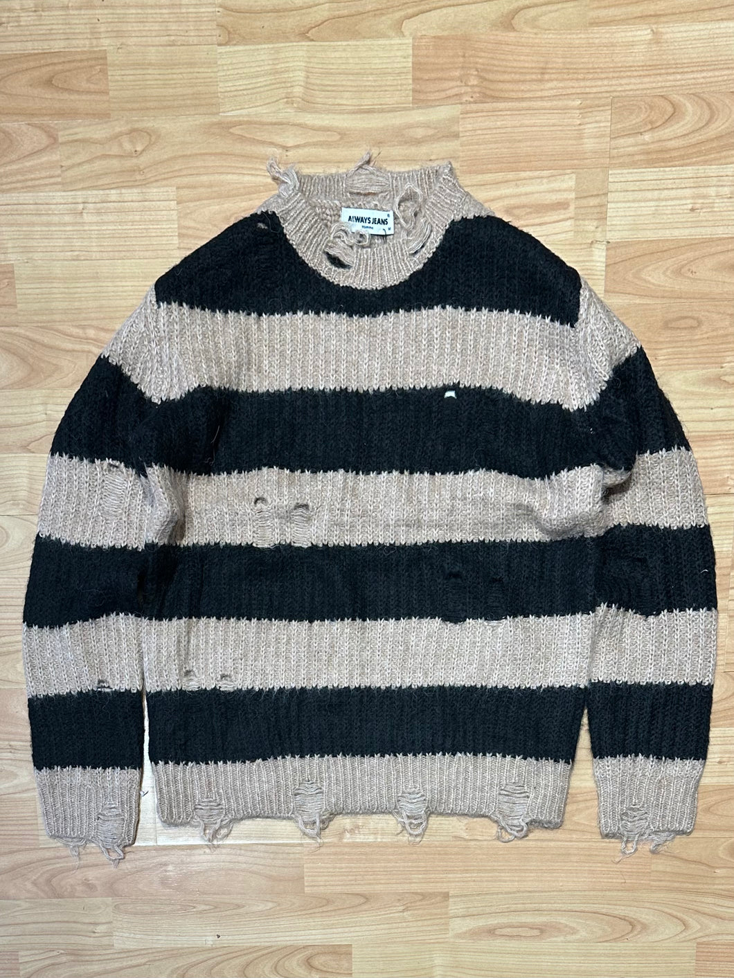 Maglione 760 Destroyed MochaMousse