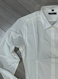 Camicia Slim Cotone Off-White
