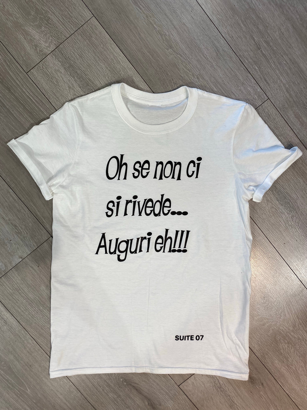 T-Shirt Auguri Off-White