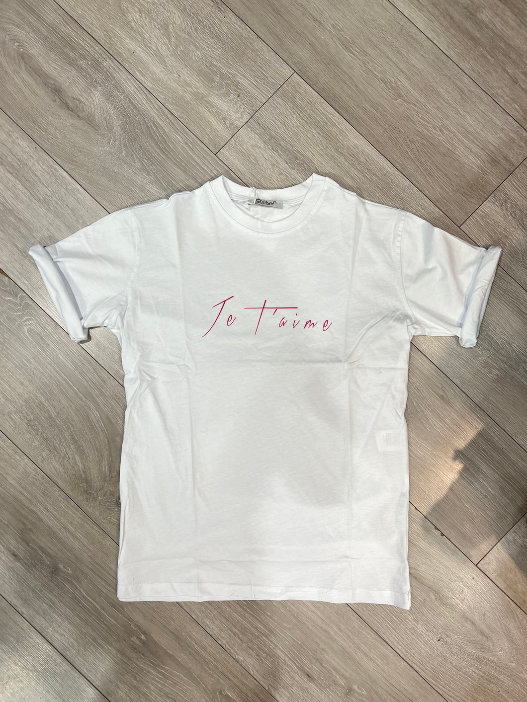 T-Shirt Over Je T'Aime Off-White