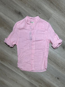 Camicia in Lino Pink