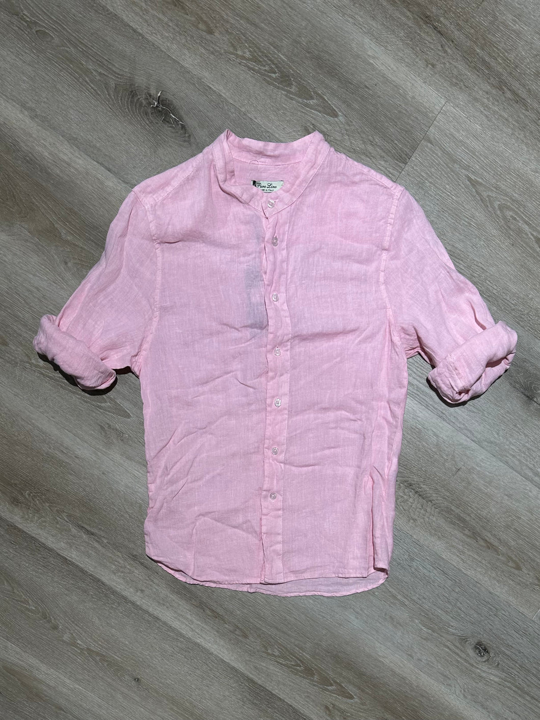 Camicia in Lino Pink