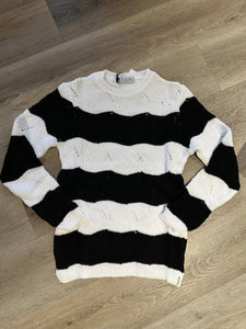 Maglioncino Stripes Bianco&Nero
