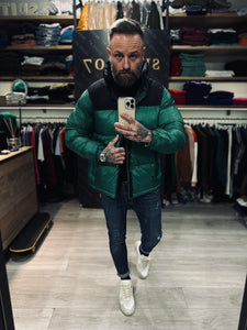 Piumino North Pole Verde Gucci